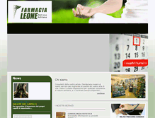 Tablet Screenshot of farmacialeone.com